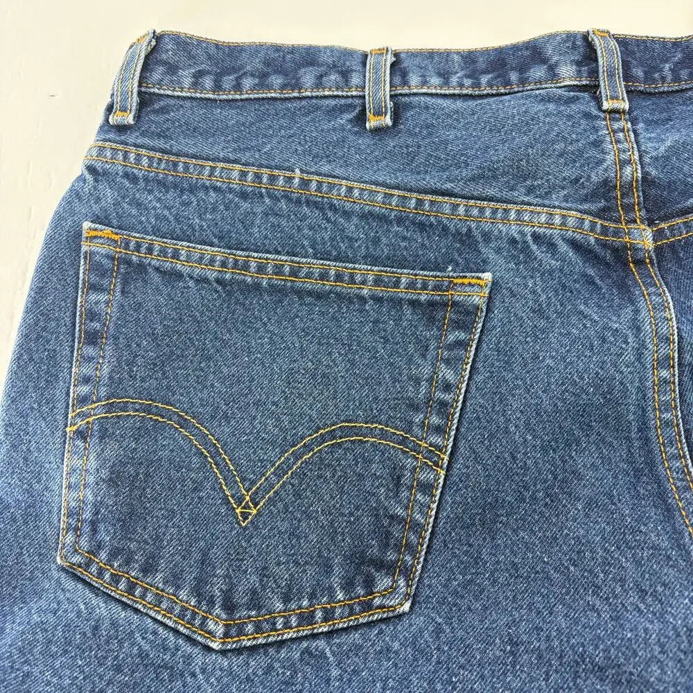 Levi's 505 Regular Fit Jeans Dark Wash W42 L30